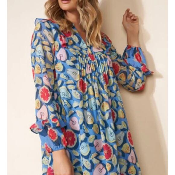 Hutch Dresses & Skirts - Anthropologie Hutch Women Babydoll Dress Pockets Flowy Fruit Pleated Lined Small